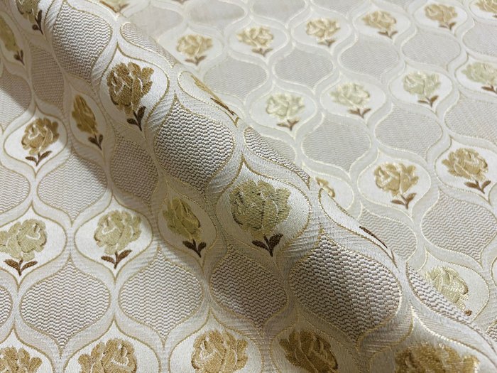 Precioso tecido San Leucio em seda para estofamento Lampasso - Tecido para estofos