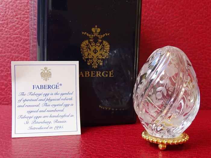House of Fabergé - Statuetta - Fabergé style - Romanov Coronation - Scatola originale con aquila