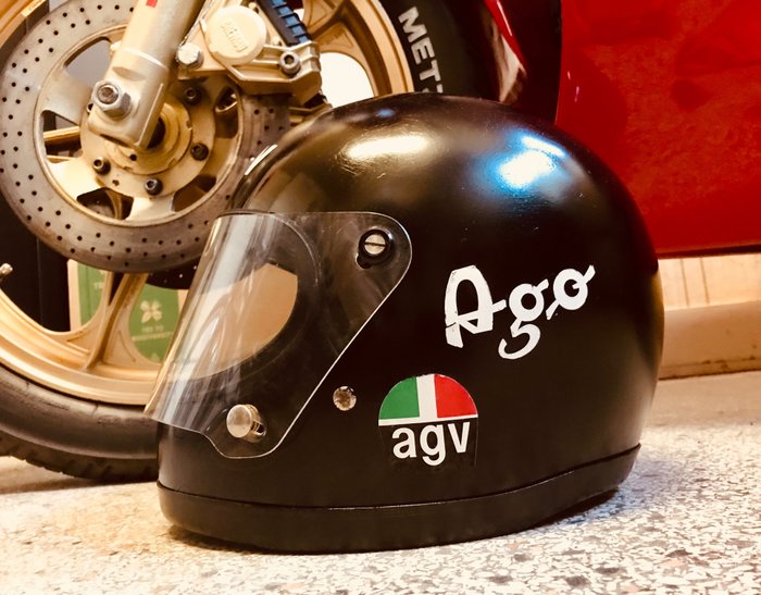 头盔 - AGV, MV Agusta, Ducati - AGV AGO Giacomo Agostini tribute - 1970