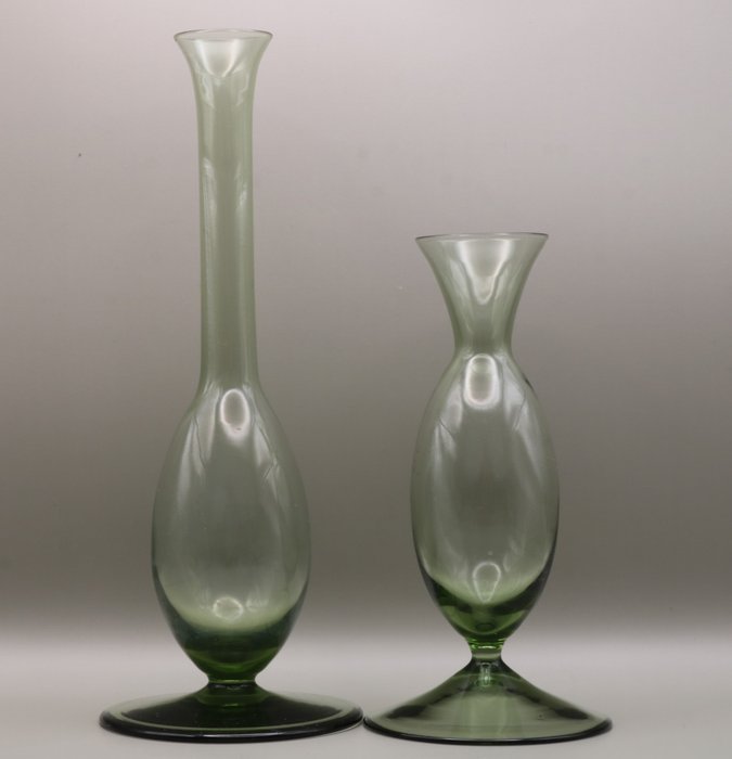 Glasfabriek Leerdam A.D. Copier - 花瓶 (2)  - 玻璃
