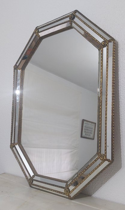 鏡  - 玻璃、木材、黃銅