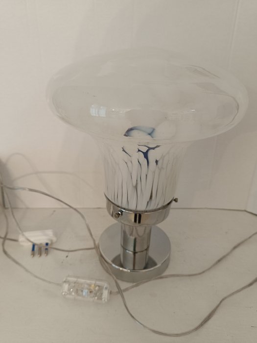 Bordslampa (1) - Glas, Metall