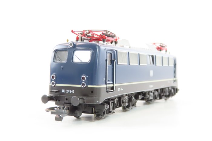 Roco H0 - 62596 - Locomotiva elettrica (1) - BR 110 in livrea blu - DB