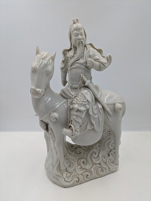 Figurine - Guandi a cavallo - Ceramic