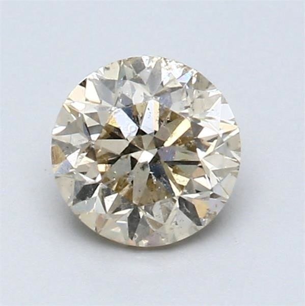 1 pcs 鑽石 - 0.95 ct - 圓形 - M(微黃色、但仍擁有光芒和耀彩，) - SI1, NO RESERVE PRICE!