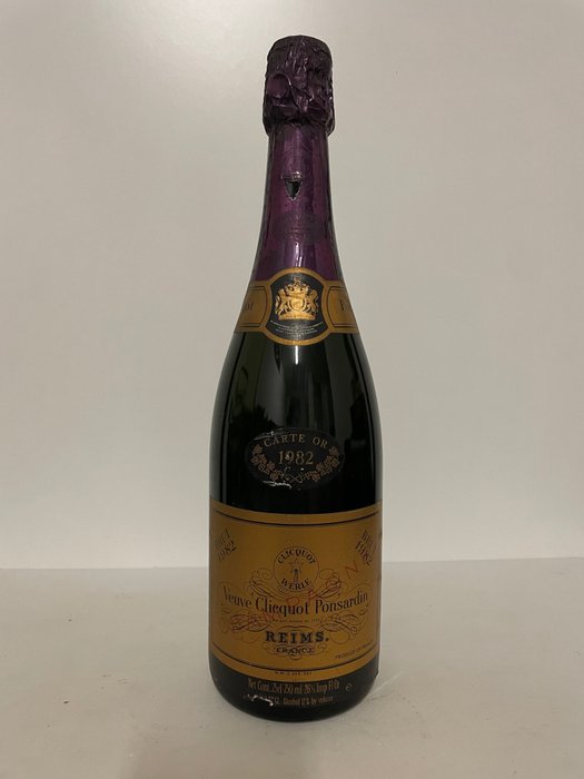 1982 Veuve Clicquot Ponsardin, Carte d'Or - Champán - 1 Botella (0,75 L)