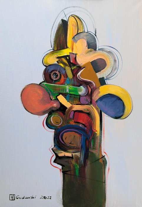 Andrzej Gudanski (1979) - Multicolored portrait