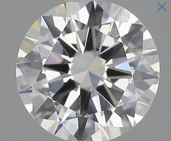 Diamant - 1.01 ct - Brillant, Rund - E - VVS2
