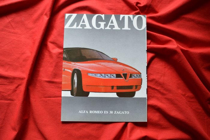 Brochure - Alfa Romeo - 1989 Alfa Romeo ES30 Zagato brochure prospekt catalogue depliant