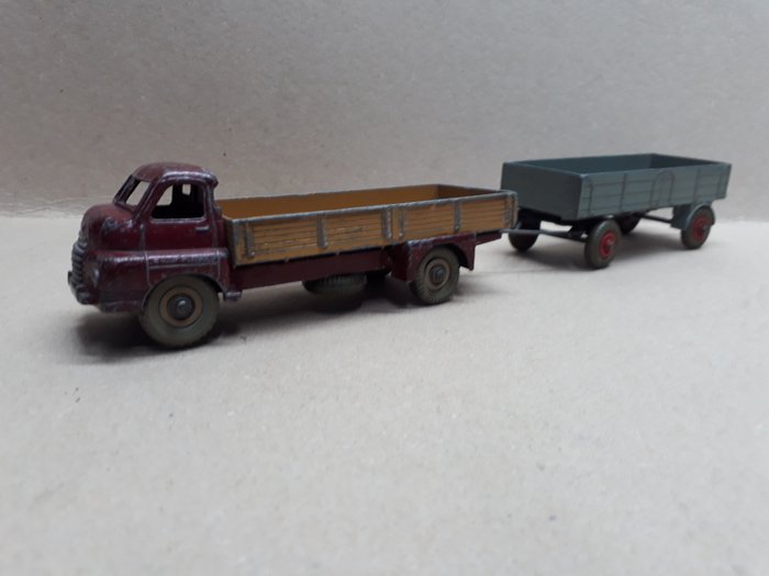 Dinky Toys 1:43 - 2 - Modellino di furgone - Big Bedford Lorry en Trailer