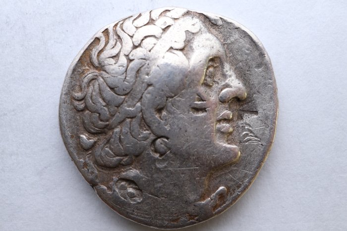 Ptolemæerriget. Ptolemæus II Philadelphus (285-246 f.Kr.). Tetradrachm Tyre, year 15 (271 BC)