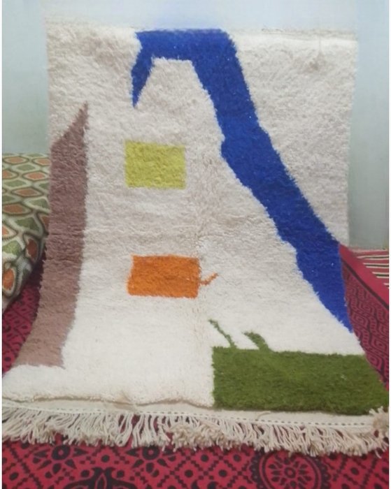 berbere Maroc laine - Tapiz - 100 cm