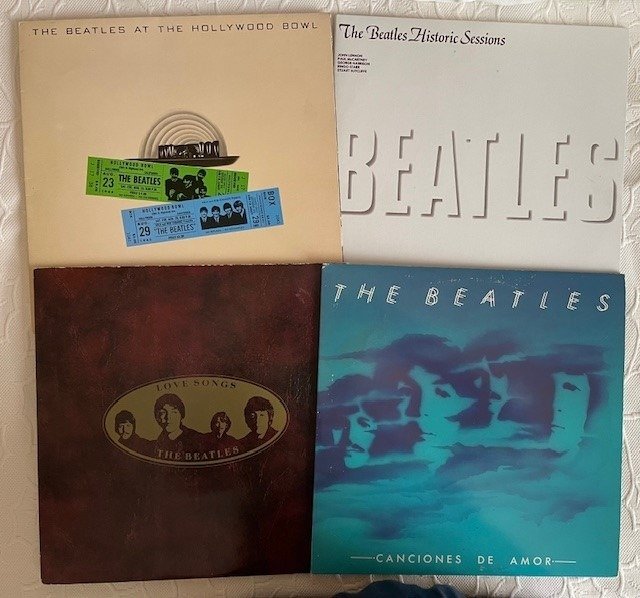 Beatles - The Beatles At The Hollywood Bowl + The Beatles Historic Sessions + The Beatles Love Songs + The - Flere titler - Vinylplate - 1977