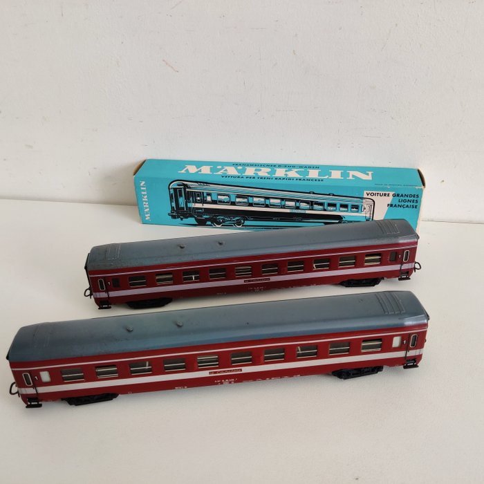 Märklin H0 - 4075 - Set di carrozze passeggeri di modellini di treni (2) - 2 Carrozze passeggeri 'Le Capitole' - SNCF