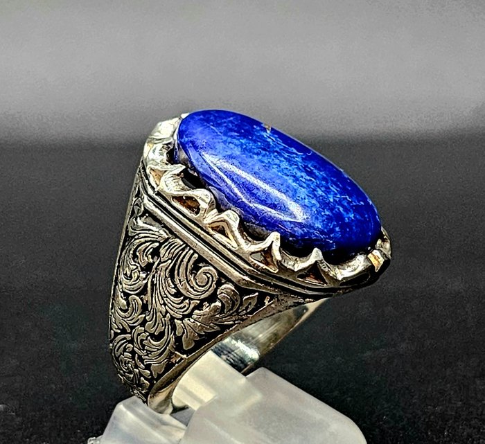 Lapis lazuli - Zilver - Ring