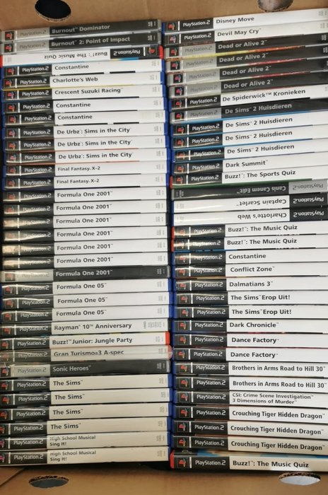 Sony - Playstation 2 (PS2) - 電動遊戲 (66) - 帶原裝盒