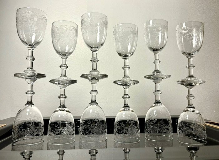 Saint Louis - 饮水玻璃杯 (12) - 塔尔玛#5； #4 - 水晶