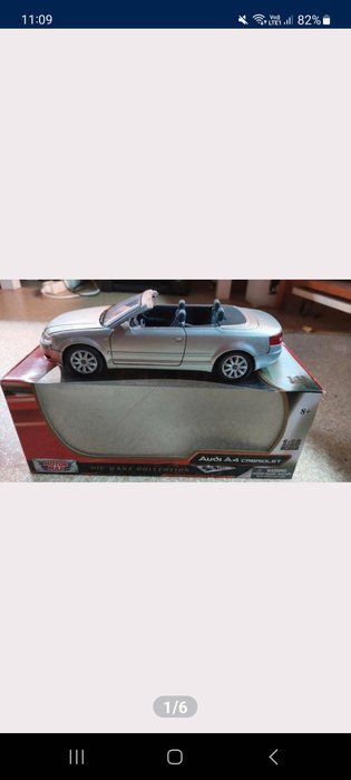 Motormax 1:18 - 1 - Αυτοκίνητο μοντελισμού - Audi a4 cabrio
