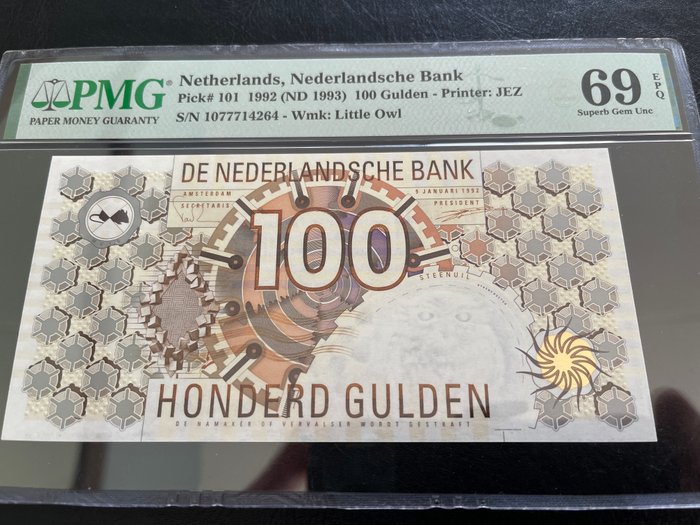 Niederlande. - 100 Gulden 1992 - Pick 101