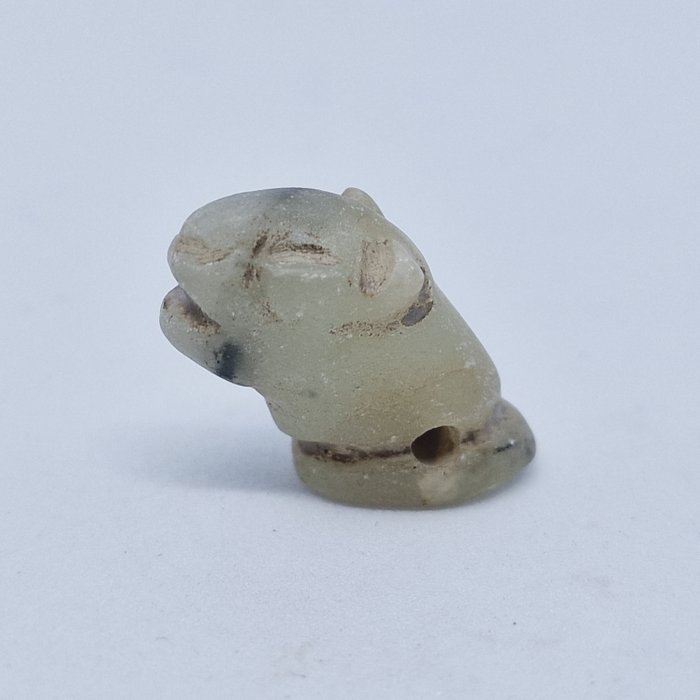 Baktria Marmor Tiger' Head Bead Talisman - 17.8 mm