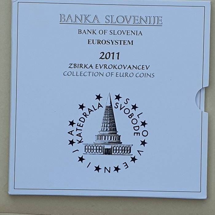 Slowenien. Year Set (FDC) 2011 (incl. 2 euro "Franc Rozman" + 3 euro)