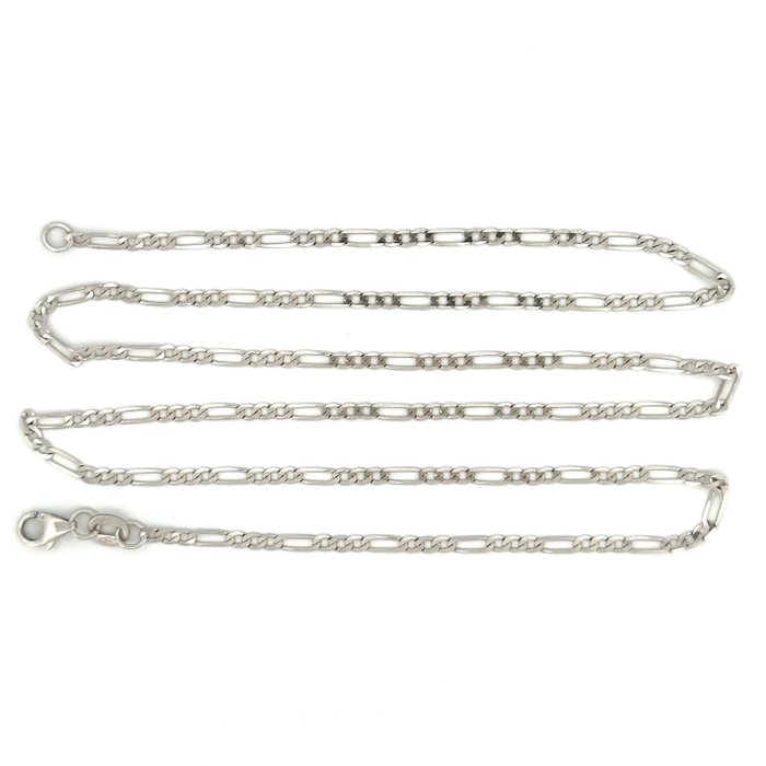 Handmade - Halskette - 18 kt Weißgold - Vieri-Halskette – 4,1 g