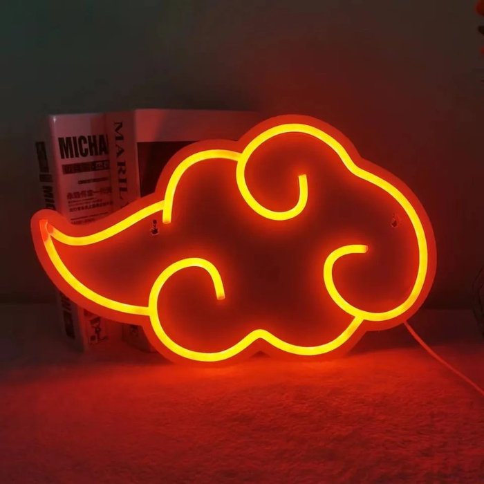 Enseigne lumineuse - LED Néon Style Naruto - Plastique, néon