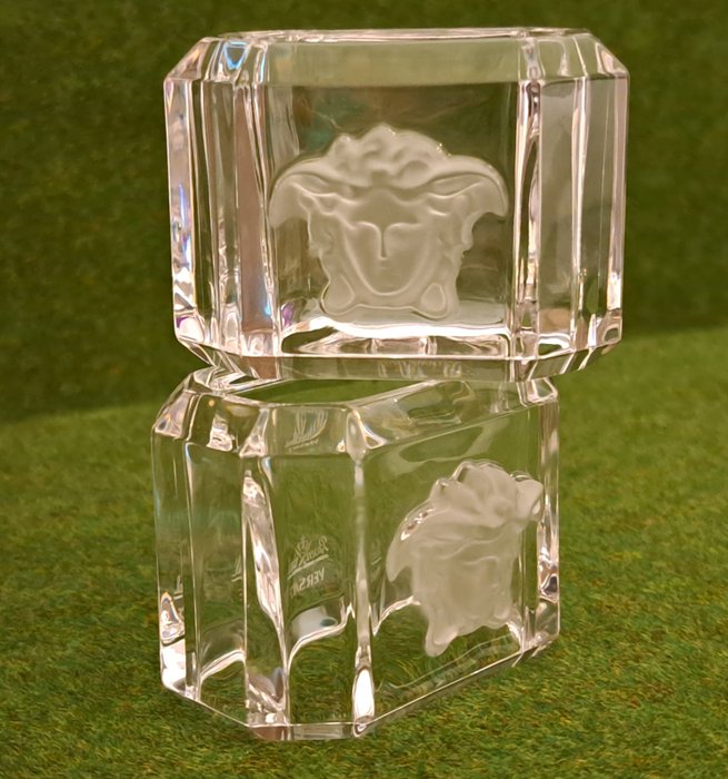 Rosenthal - Versace - Serviettenring (2) - Medusa Treasury  - Kristall
