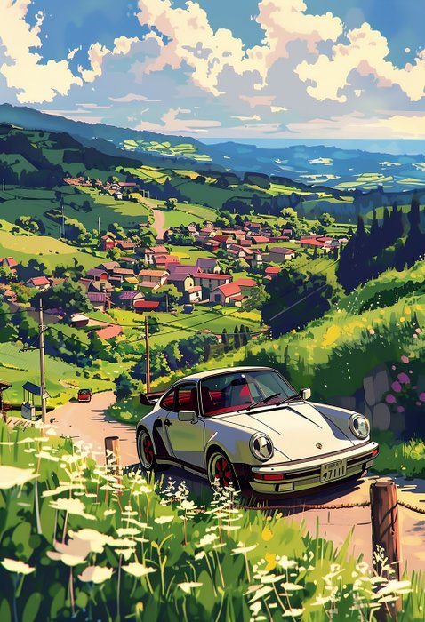 Archimede - Porsche 911 - Countryroad