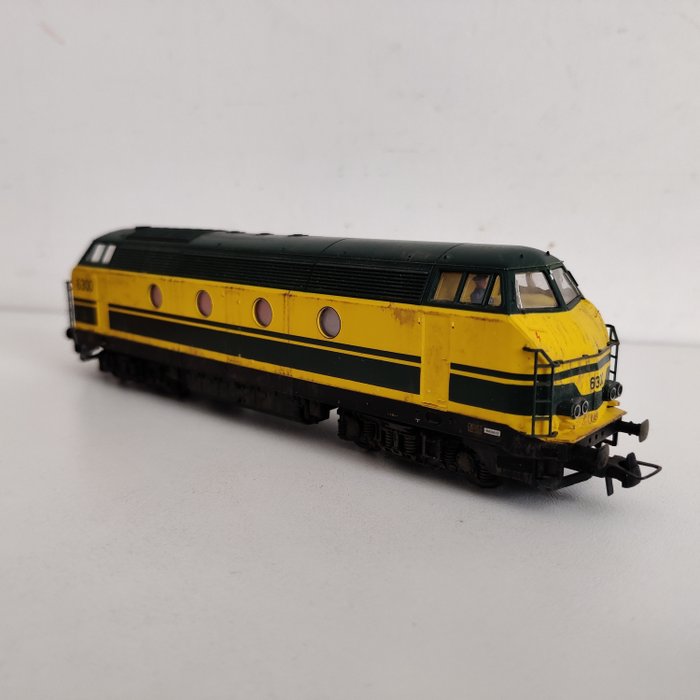 Roco H0 - 43545 - 柴油電力混合火車 (1) - 6300 系列，風化 - NMBS