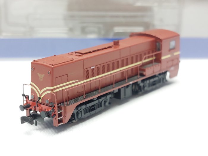 Piko N - 40440 - Modelltog lokomotiv (1) - NS 2200 brun - NS