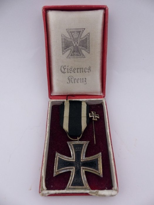 Tyskland - Medalje - IJzeren Kruis 2e klas in doos + miniatuur