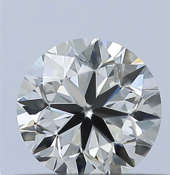 钻石 - 0.90 ct - 圆形, 明亮型 - G - VS1 轻微内含一级