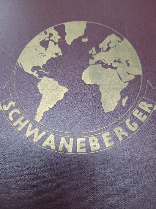 Mundo - Varios países  - Antiguo álbum de Schwaneberger con sellos de varios países. - Michel