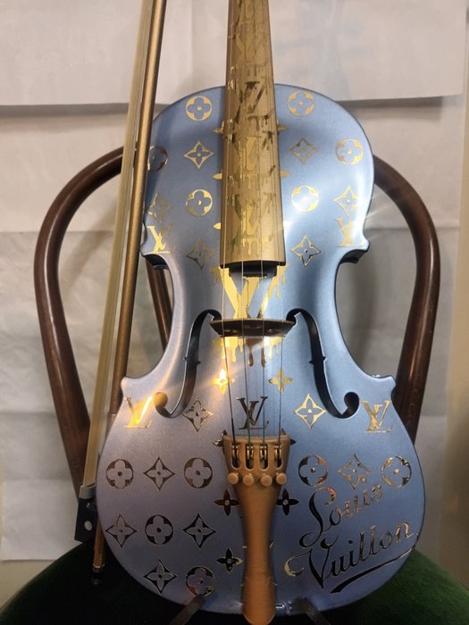 fppopart - Louis vuitton violon bleu art 4/4 (60cm)
