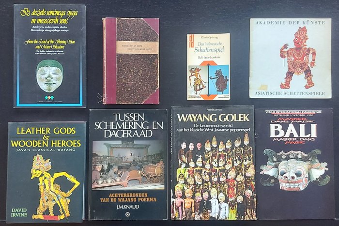 G.A.J Hazeu, David Irvine, Peter Buurman, J.M. Knaud and others. - 8 publications on Wayang and Dance, including 'Bijdrage tot de kennis van het Javaansche tooneel' - 1897-2005