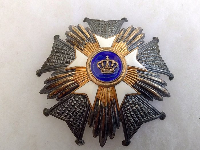 比利时 - 奖章 - Borstster in de Orde van de Kroon