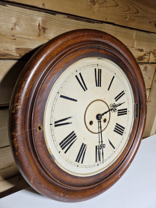 Zegar ścienny - Drewno, Mosiądz - 1910-1920