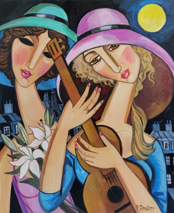 Yuri Denissov (1962) - Les copines avec la guitare