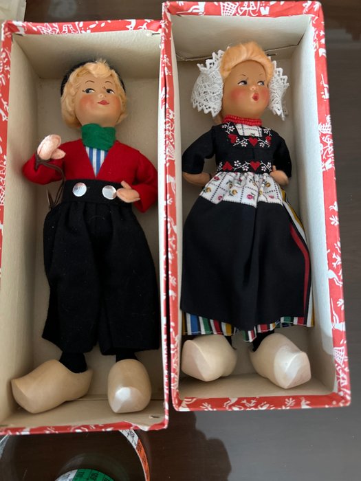 Baitz  - Κούκλα Olandesina e Olandesino - 1950-1960 - Ολλανδία
