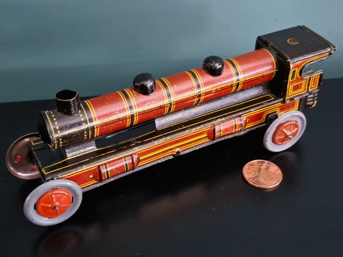 CKO Kellermann  - 锡制玩具 Large Penny toy Train - 1920-1930 - 德国