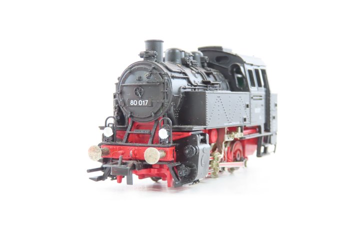 Roco H0 - 43276 - Locomotiva com vagão de carvão (1) - BR 80, “Som completo e fumaça” - DB