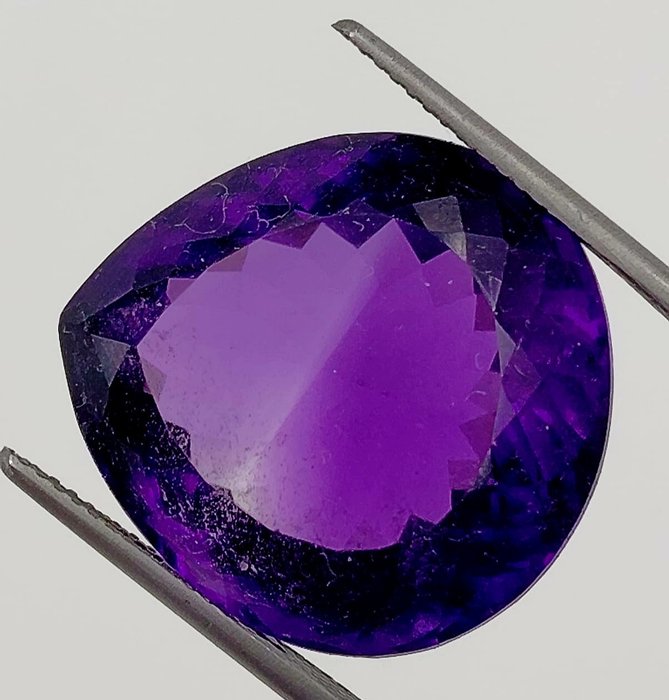 深紫色 紫水晶 - 26.77 ct