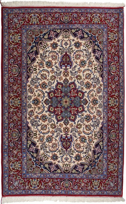 Isfahan - Med silkesinnehåll - Matta - 162 cm - 112 cm