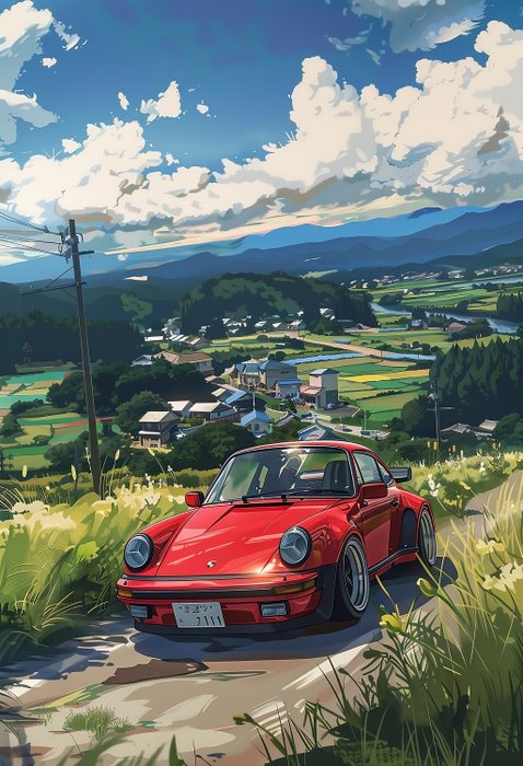Archimede - Porsche 911 - Countryside