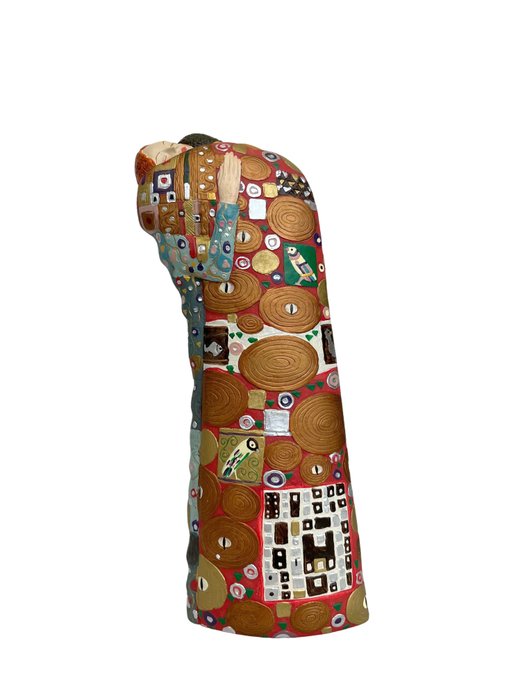 Gustav Klimt - Figurină - De Vervulling - Rășină/Poliester