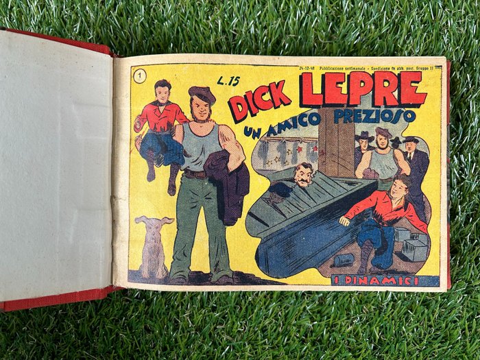 Dick Lepre nn 1/20 cpl - rilegato - serie completa - 1 Album - Pierwsze Wydanie - 1948/1949