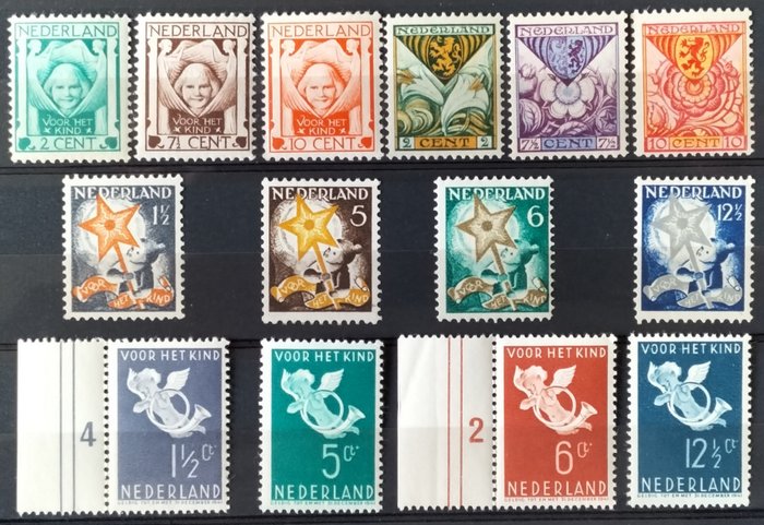 Niederlande 1924/1933 - Auswahl Kind