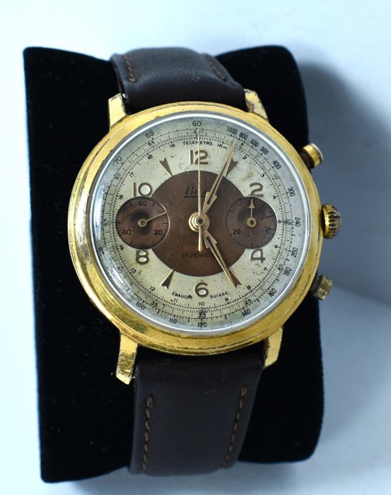 BUXY - Dial Brown - Cronografo - Bez ceny minimalnej
 - Jumbo Oversize - Mężczyzna - 1901-1949