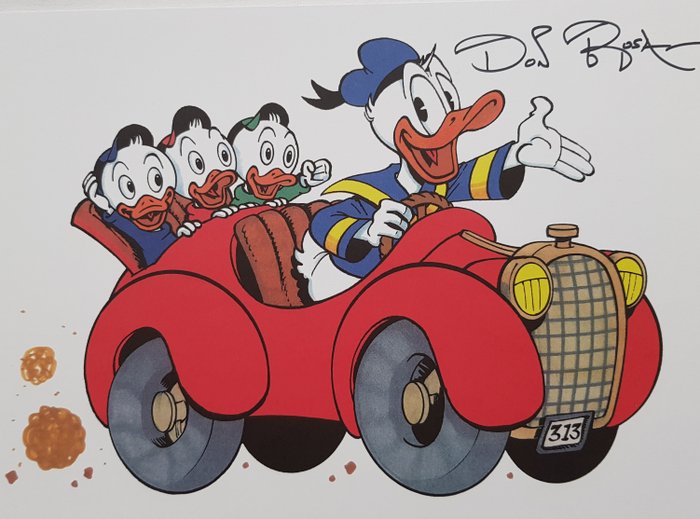 Don Rosa - Donald Duck in seinem 313 - handsigniert von Don Rosa.